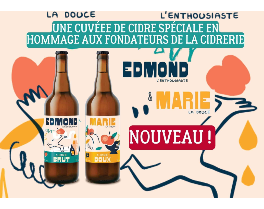 LANCEMENT DE LA GAMME DE CIDRE EDMOND & MARIE 2026